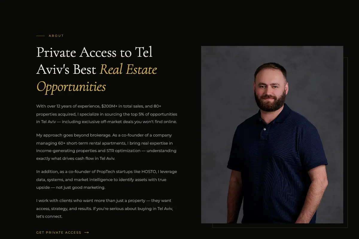 Скриншот — сайт WAXMAN, инвестиции в недвижимость Израиль и Кипр